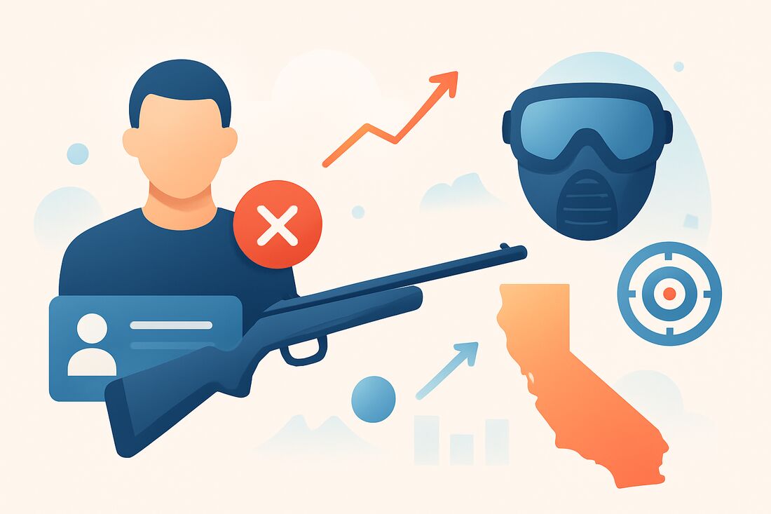 can a felon own an air rifle in california