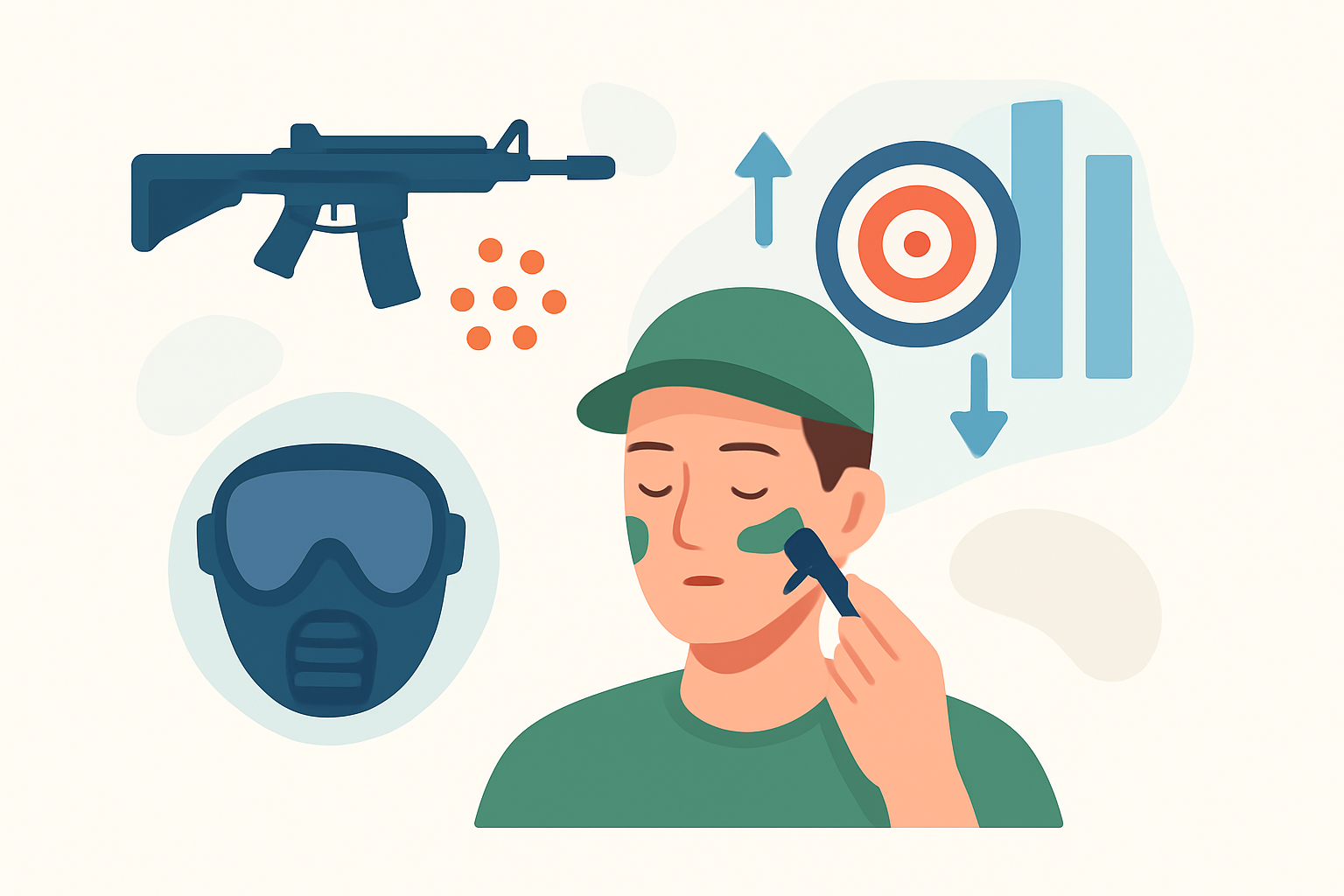 how to apply face paint