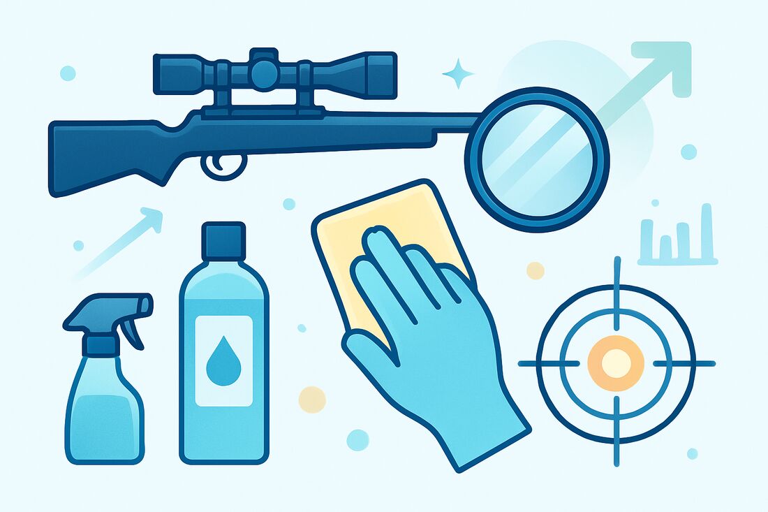 how to clean scope lens