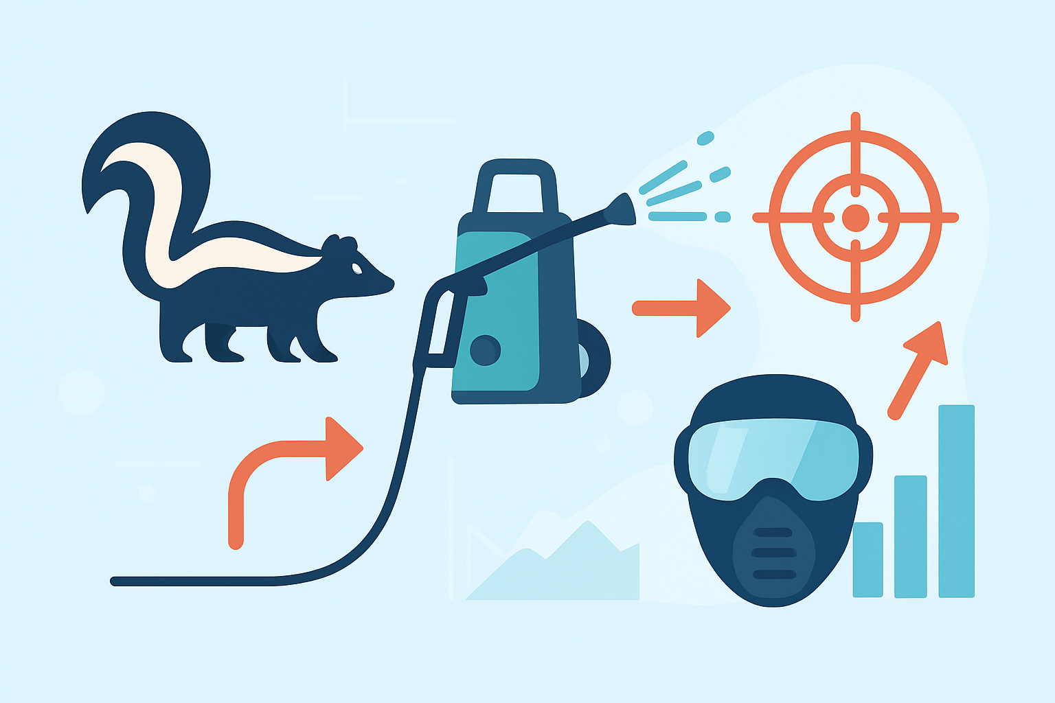 how to get skunk smell out of yard