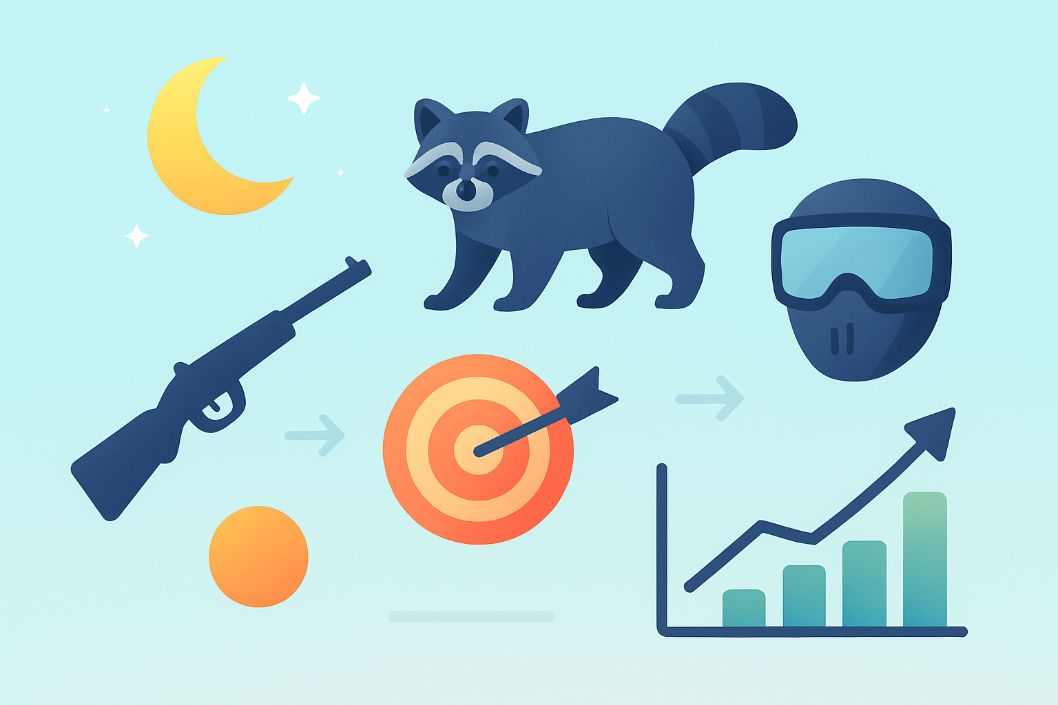 how to hunt raccoons at night