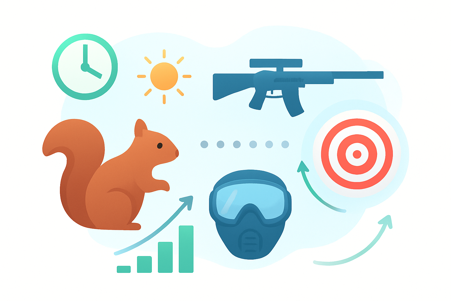 what time of day are squirrels most active