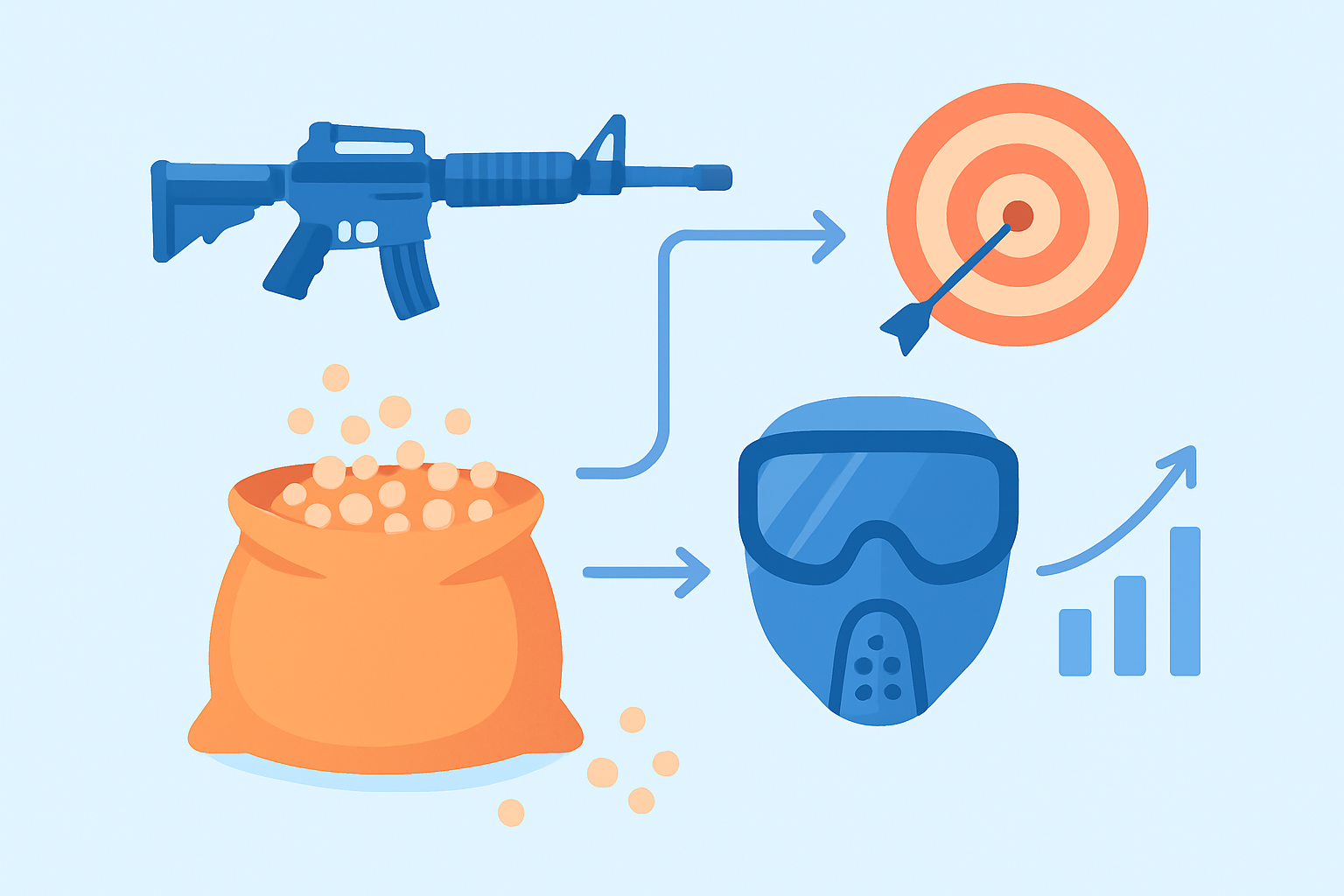what to fill shooting bags with
