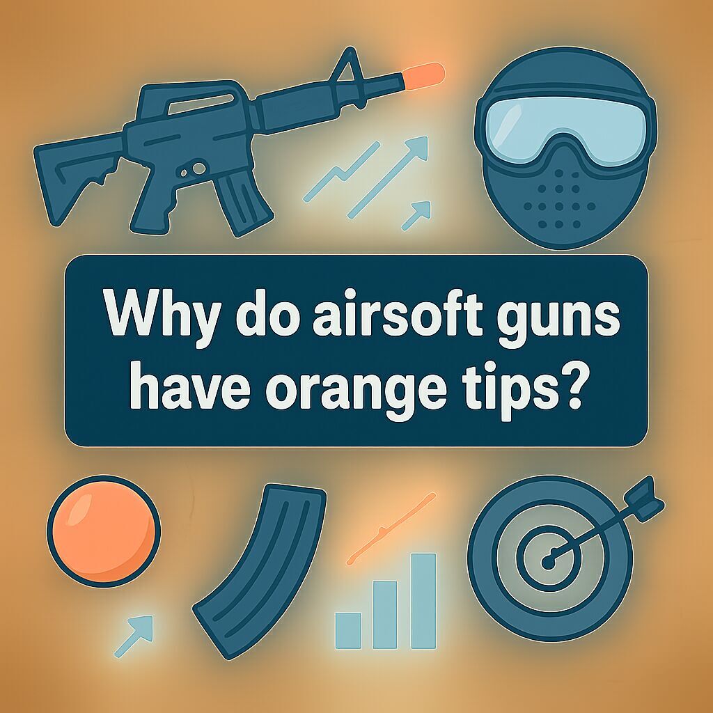 why do airsoft guns have orange tips